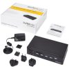 StarTech 4-portos HDMI KVM switch fekete