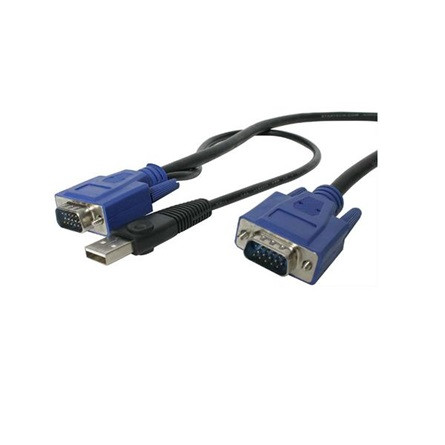 StarTech VGA USB A -> VGA KVM switch adatkábel 3m fekete