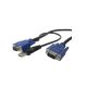 StarTech VGA USB A -> VGA M/M KVM switch adatkábel 4.6m fekete