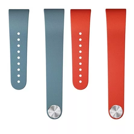 SONY pótszíj 2db egyedi méret, állítható, PIROS/SÖTÉTKÉK Sony Smartband SWR30