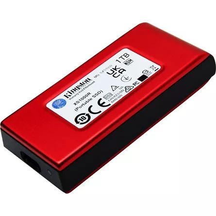 Kingston XS1000 2TB USB3.2 Gen2 C külső SSD piros