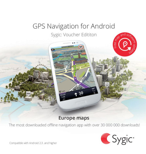 Wayteq Sygic GPS Navigation 3D ANDROID kupon / dobozos Élettartam frissítéssel
