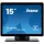 iiyama touch monitor, 15", 1024x768, 4:3, 325cd, 8ms, 800:1,VGA, T1521MSC-B2
