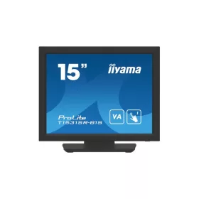   iiyama touch monitor, 15", 1024 x 768, 4:3, 350cd, 18ms, 2500:1, VGA/HDMI/DP, T1531SR-B1S