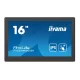 iiyama 24/7 touch monitor, 15,6", 1920x1080, 16:9, 385cd, 28ms, 800:1,/HDMI, T1624MSC