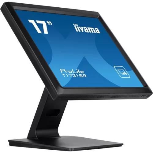 iiyama touch monitor, 17", 1280x1024, 5:4, 200cd, 5ms, 1000:1,VGA/HDMI/DP, T1731SR