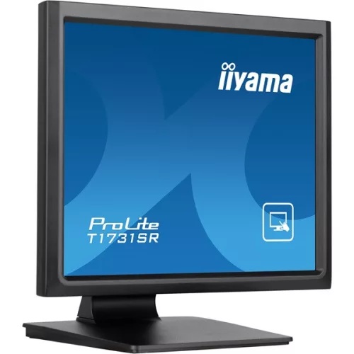 iiyama touch monitor, 17", 1280x1024, 5:4, 200cd, 5ms, 1000:1,VGA/HDMI/DP, T1731SR
