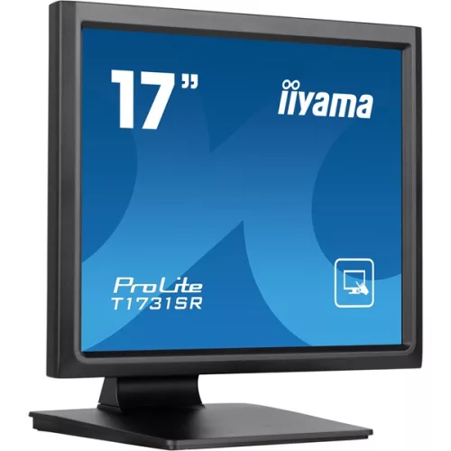 iiyama touch monitor, 17", 1280x1024, 5:4, 200cd, 5ms, 1000:1,VGA/HDMI/DP, T1731SR