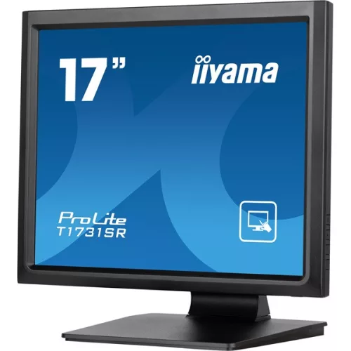 iiyama touch monitor, 17", 1280x1024, 5:4, 200cd, 5ms, 1000:1,VGA/HDMI/DP, T1731SR