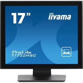   iiyama touch monitor, 17", 1280x1024, 5:4, 225cd, 5ms, 1000:1, VGA/HDMI/DP, T1732MSC-B1S