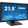 iiyama touch monitor, 21,5", 1920x1080, 16:9, 305cd, 8ms, 1000:1, VGA/HDMI/DP/USB, T2234MSC-B1S