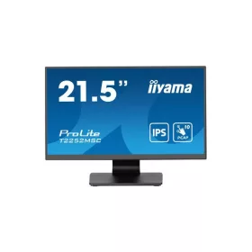   iiyama touch IPS monitor, 21,5", 1920 x 1080, 16:9, 250cd, 5ms, 1000:1, HDMI/DP/USBx2, T2252MSC-B2