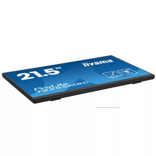 iiyama touch monitor, 21,5", 1920x1080, 16:9, 400cd, 5ms, 1000:1, HDMI/DP/USB, T2255MSC