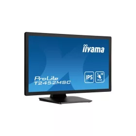   iiyama touch IPS monitor, 23,8", 1920 x 1080, 16:9, 400cd, 5ms, 1000:1, HDMI/DP/USBx2, T2452MSC-B1