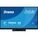 IIYAMA touch IPS monitor, 27", 1920 x 1080, 16:9, 300cd, 4ms, 1000:1, VGA/HDMI/USB, T2754MSC-B2AG