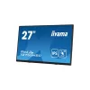 iiyama touch IPS monitor, 27", 1920 x 1080, 16:9, 400cd, 5ms, 1000:1, HDMI/DP/USBx2, T2755MSC-B1