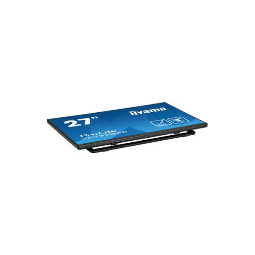 iiyama touch IPS monitor, 27", 2560 x 1440, 16:9, 400cd, 5ms, 1000:1, HDMI/DP/USBx2, T2755QSC-B1
