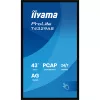 iiyama 24/7 VA interaktív kijelző, 42,5", , 3840x2160, 16:9, 500cd, 8ms, 4000:1, HDMI/USB-C/Ethernet, T4329AS