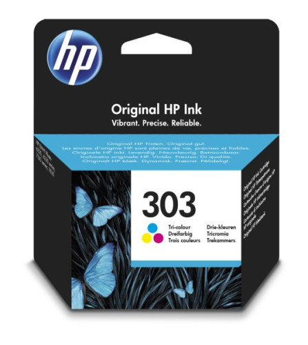 HP 303 Tri-color Original Ink Cartridge