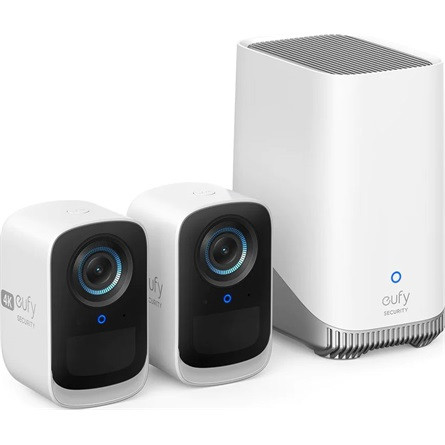 Anker Eufy eafyCam S300 3C Wi-Fi smart home kültéri IP kamera IP65 (2db+HomeBase)