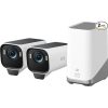 Anker Eufy eufyCam S3 Pro kit smart home kültéri IP kamera + napelem (2db + 1db HomeBase S380)