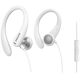 PHILIPS In-ear sports headphones with mic TAA1105WT/00 - 1.2mm cable, 15mm drivers, ear-hook, 3.5mm jack, 15mm drivers, white