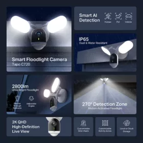 TP-LINK Tapo C720 Smart Floodlight Kamera