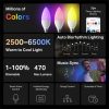 TP-Link Tapo L430C (2db) 470lm RGB E14 B38 gyertya LED Wi-Fi smart home Bluetooth fényforrás