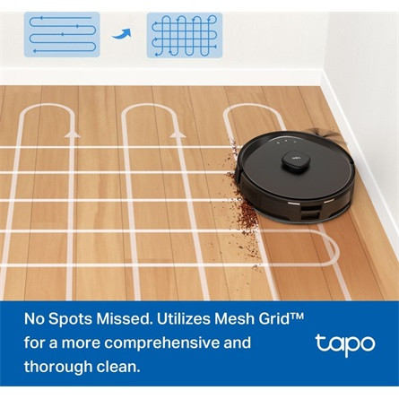 TP-Link Tapo RV30 Max Plus smart home robot porszívó fekete