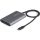 StarTech Thunderbolt 3 -> 2db DisplayPort 1.4 M/F adapter 0.3m szürke