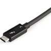 StarTech Thunderbolt 3 -> 2db DisplayPort 1.4 M/F adapter 0.3m szürke