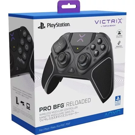 Turtle Beach Victrix Pro BFG Reloaded vezeték nélküli / USB-C gamepad játékvezérlő fekete