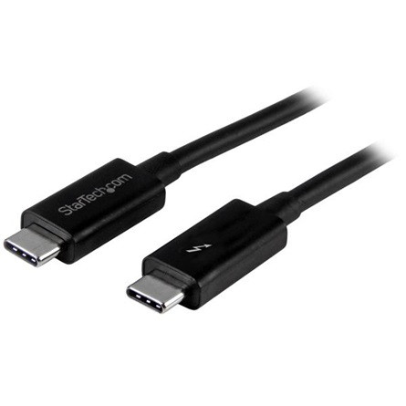 StarTech Thunderbolt 3 -> USB-C M/M adatkábel 1m fekete 20Gbps