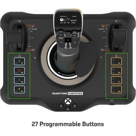 Turtle Beach VelocityOne Flightstick PC/XBOX  USB-C joystick játékvezérlő fekete