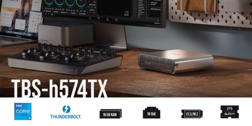QNAP 5-bay All-Flash NASbook; Intel Core i3-1320PE 8C(4P+4E)/12T up to 4.50GHz, onboa