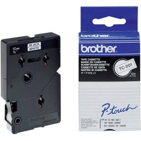   Brother TC201 P-touch 8e, P-touch 500, P-touch 2000/3000/5000 12mm festékszalag