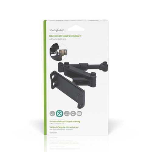 Nedis TCMT210BK autós tablet / telefon tartó konzol 4,7 - 12,5", fejtámlára