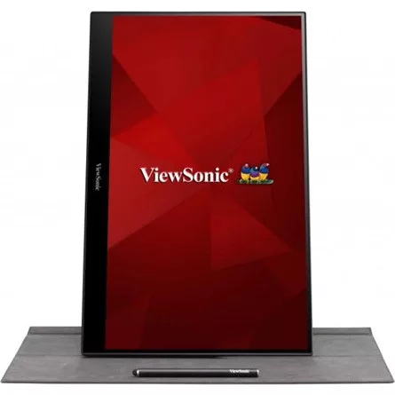 ViewSonic Portable Monitor 15,6" - TD1655 (IPS,16:9, 1920x1080, 10 point Touch, 6,5ms, 250cd/m2, miniHDMI, 2xUSB-C, tok)