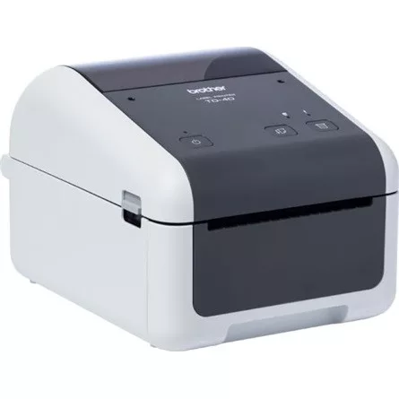 BROTHER Címkenyomtató TD4420DNXX1, asztali (ipari), 203mm/mp, 203dpi, RD szalag, USB, Soros, LAN