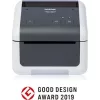 BROTHER Címkenyomtató TD4420DNXX1, asztali (ipari), 203mm/mp, 203dpi, RD szalag, USB, Soros, LAN