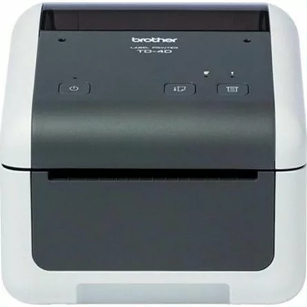 BROTHER Címkenyomtató TD4520DNXX1, asztali (ipari), 152mm/mp, 300dpi, RD szalag, USB, Soros, LAN