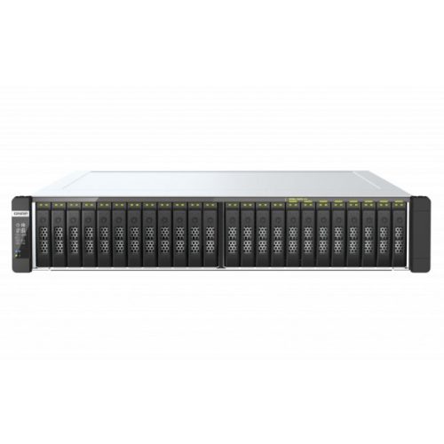 QNAP 24-Bay all-flash U.2 NVMe PCIe Gen4 dual-processor NAS, 2 x Intel® Xeon® Silver