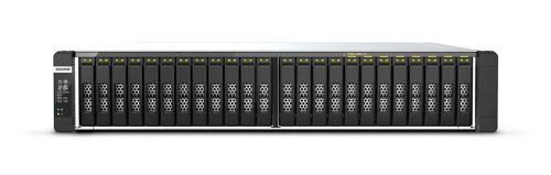 QNAP 24-Bay all-flash U.2 NVMe PCIe Gen4 dual-processor NAS, 2 x Intel® Xeon® Silver