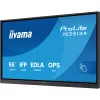 iiyama touch IPS monitor, 54,6", 3840 x 2160, 16:9, 500cd, 8ms, 1200:1, HDMIx3/DP/USB-Cx2/USBx5/RJ45x2/RS-232C