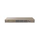 Tenda Switch Smart PoE - TEF1226P-24-410W (24x100Mbps + 2x1Gbps + 1xSFP port; 24 af/at PoE+ port; 370W; rack-mount)