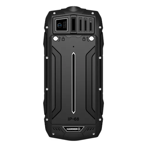 myPhone HAMMER Rock 2,4" Dual SIM csepp-, por- és ütésálló mobiltelefon - fekete