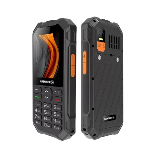 myPhone HAMMER 6 LTE 2,4" Dual SIM csepp-, por- és ütésálló mobiltelefon - fekete
