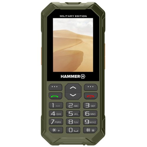 myPhone HAMMER 6 LTE Military Edition 2,4" Dual SIM csepp-, por- és ütésálló mobiltelefon - fekete