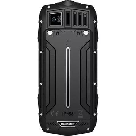 myPhone HAMMER Rock LTE 2,4" Dual SIM csepp-, por- és ütésálló mobiltelefon - fekete