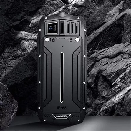 myPhone HAMMER Rock LTE 2,4" Dual SIM csepp-, por- és ütésálló mobiltelefon - fekete